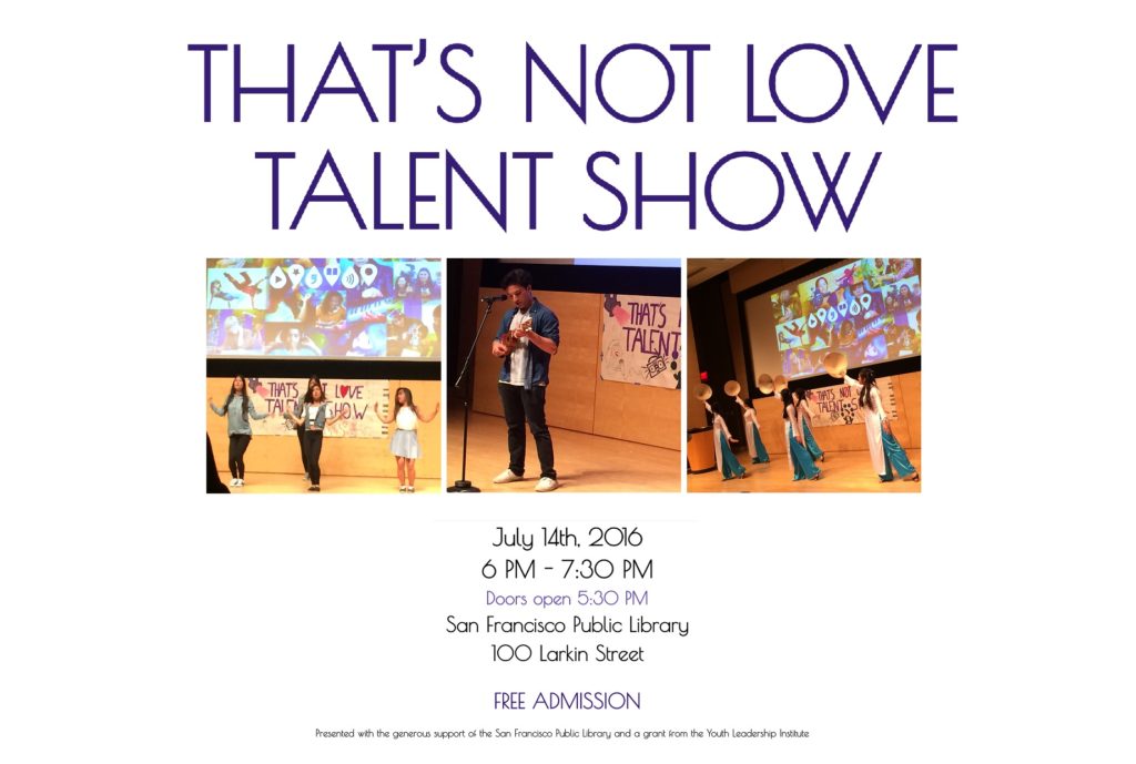 Talent Show Flier FRONT